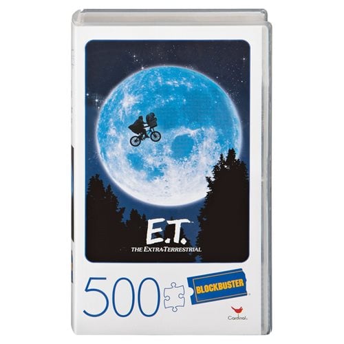E.T. the Extra-Terrestrial Retro Blockbuster VHS Video Case 500-Piece Puzzle