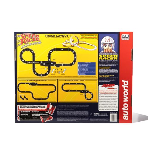 Speed Racer Mach 5 Mania Electric Slot Race Playset