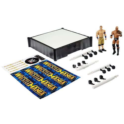 WWE WrestleMania The Rock vs John Cena Superstar Ring Action Figure 2-Pack