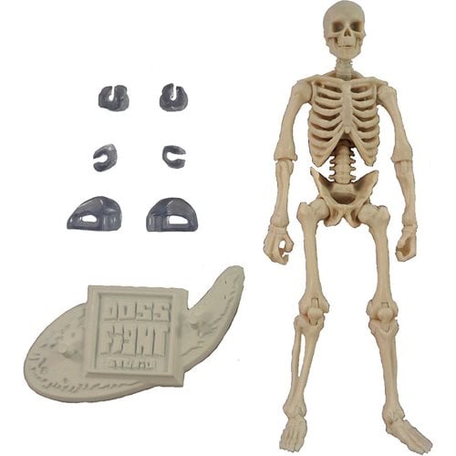 Vitruvian H.A.C.K.S. Customizer Series Skeleton Bone White Blank Action Figure