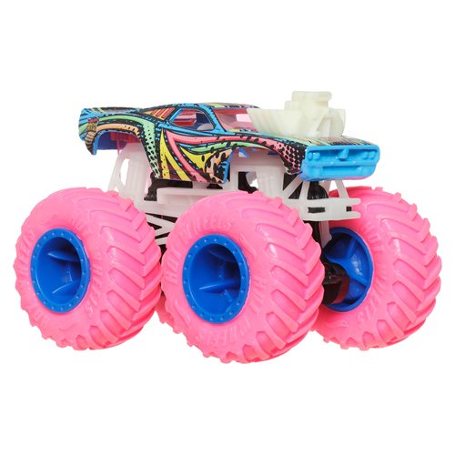 Hot Wheels Monster Trucks Glow in the Dark Vehicle 2026 Mix 3 Case of 6