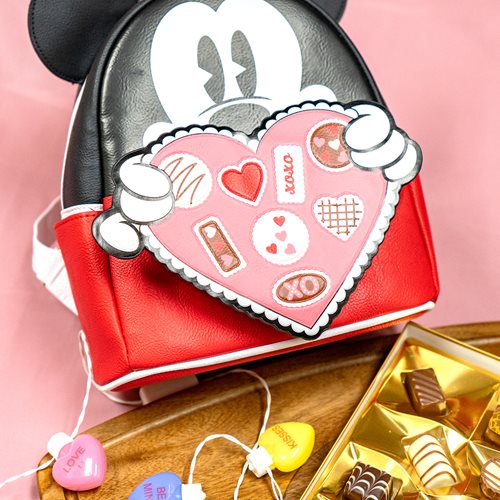Mickey Mouse Chocolate Box Valentine Mini-Backpack - Entertainment Earth Exclusive
