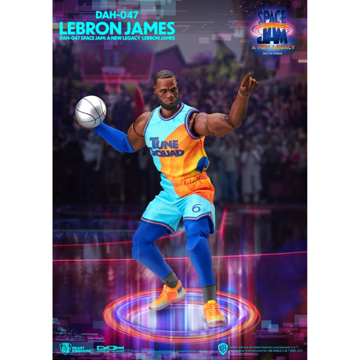 Nike shooter sleeve LeBron James in Space Jam: A New Legacy