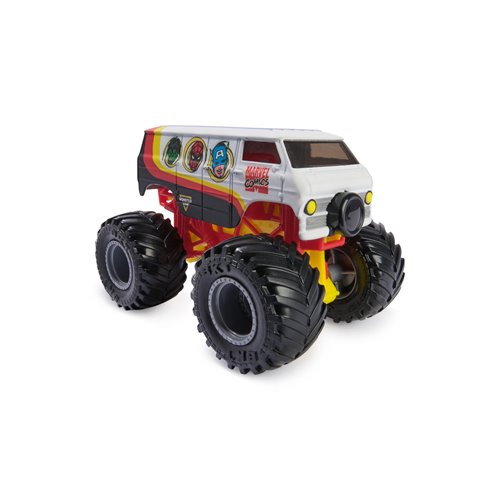 Monster Jam Marvel Monster Truck Single Pack Mix 5 1:64 Scale Vehicle Case of 4