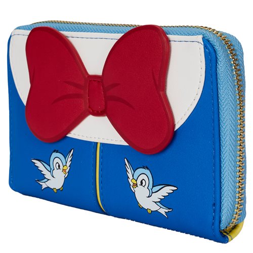 Snow White Cosplay Bow Zip-Around Wallet