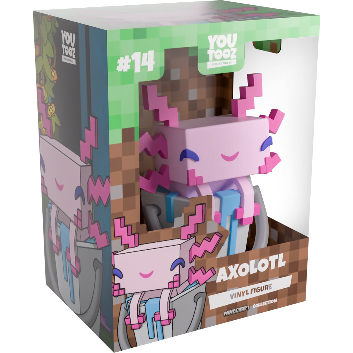 2023 Mattel MINECRAFT Build-A-Portal AXOLOTLS Action Figure RARE 3.25 in Toy Set | #4665986079