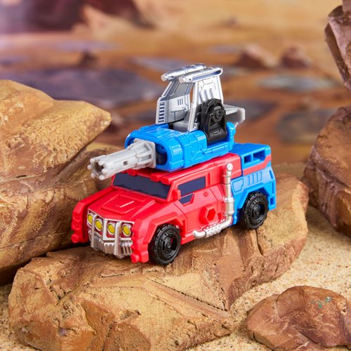 Transformers Cyberworld Offroad Optimus Prime Cyber Changers 4-Inch Action Figure