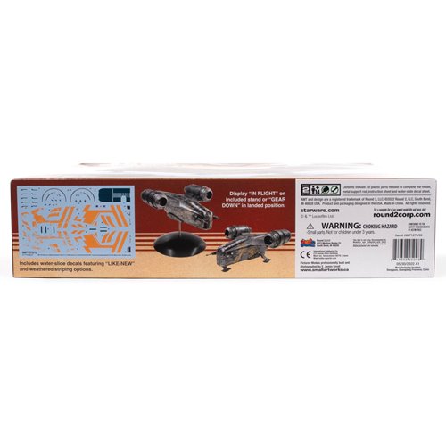 Star Wars: The Mandalorian Razor Crest 1:72 Scale Model Kit