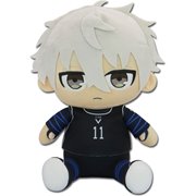 Blue Lock Comic Nagi Seishiro Team V Uniform Sitting Pose 12-Inch Plush