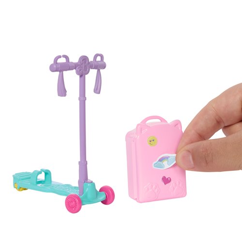 Barbie Club Chelsea Travel Scooter Doll