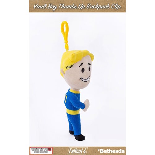Fallout 4 Vault Boy 111 Thumbs Up Backpack Clip