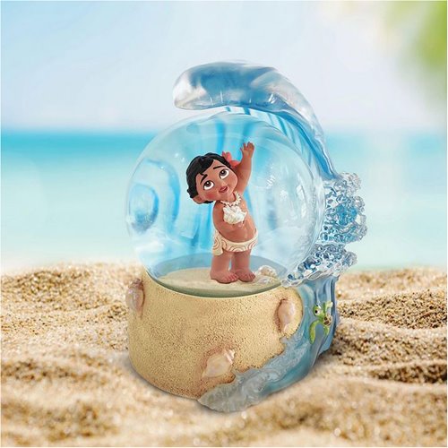 Disney Showcase Moana Baby Moana Ocean Snow Globe
