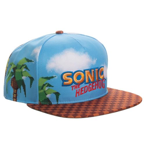 Sonic the Hedgehog Sonic Embroidery Snapback Hat