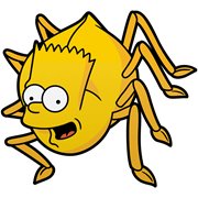 The Simpsons Treehouse of Horror Spider Bart FiGPiN Classic 3-Inch Enamel Pin