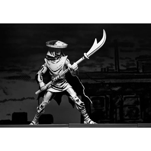Teenage Mutant Ninja Turtles Mirage Comics Elite Foot Ninja Guard Black & White Variant 7-Inch Scale