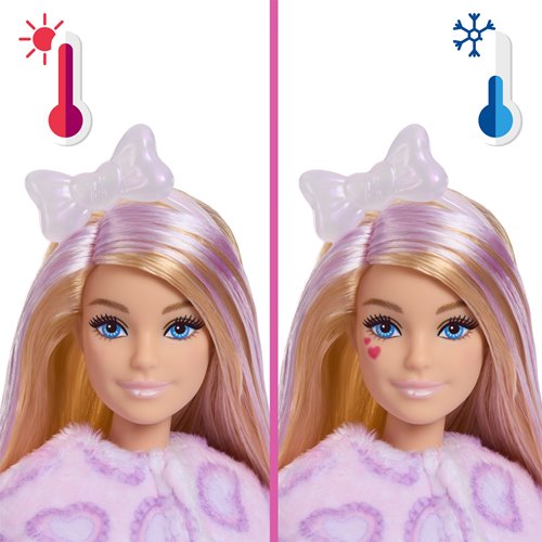 Care Bears Barbie Cutie Reveal Purple Kitten Doll