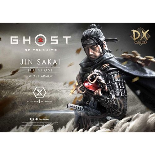 Ghost of Tsushima Jin Sakai Ghost Armor Deluxe Edition 1:4 Scale Statue