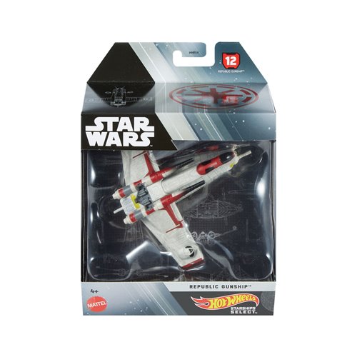 Star Wars Hot Wheels Starships Select 1:50 Scale 2025 Wave 4 Vehicle Case of 5