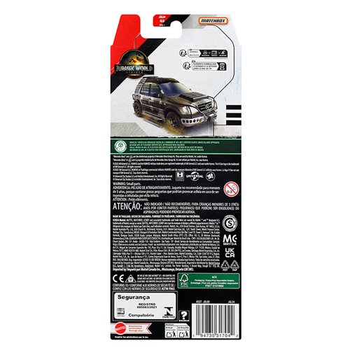 Matchbox Jurassic World 5-Pack 2025 Mix 1A Case of 12