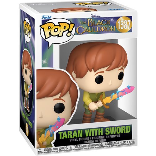 The Black Cauldron 40th Anniversary Taran with Sword Funko Pop Vinyl Figure