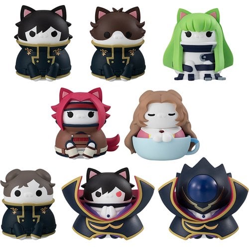 Code Geass: Lelouch of the Rebellion Code Genyass Mega Cat Project Mini-Figure Case of 8
