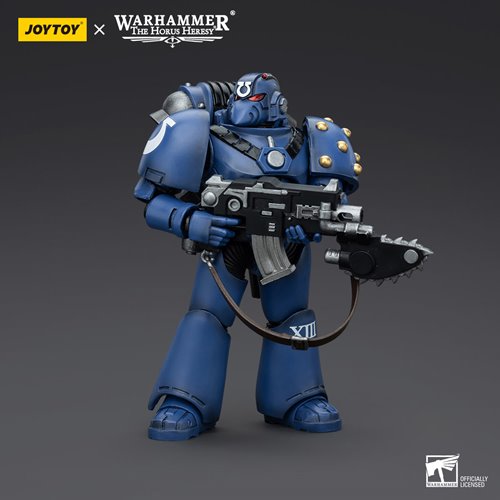 Joy Toy Warhammer: The Horus Heresy Ultramarines Mk VI Squad with Bolter and Chainblade 1:18 Scale A