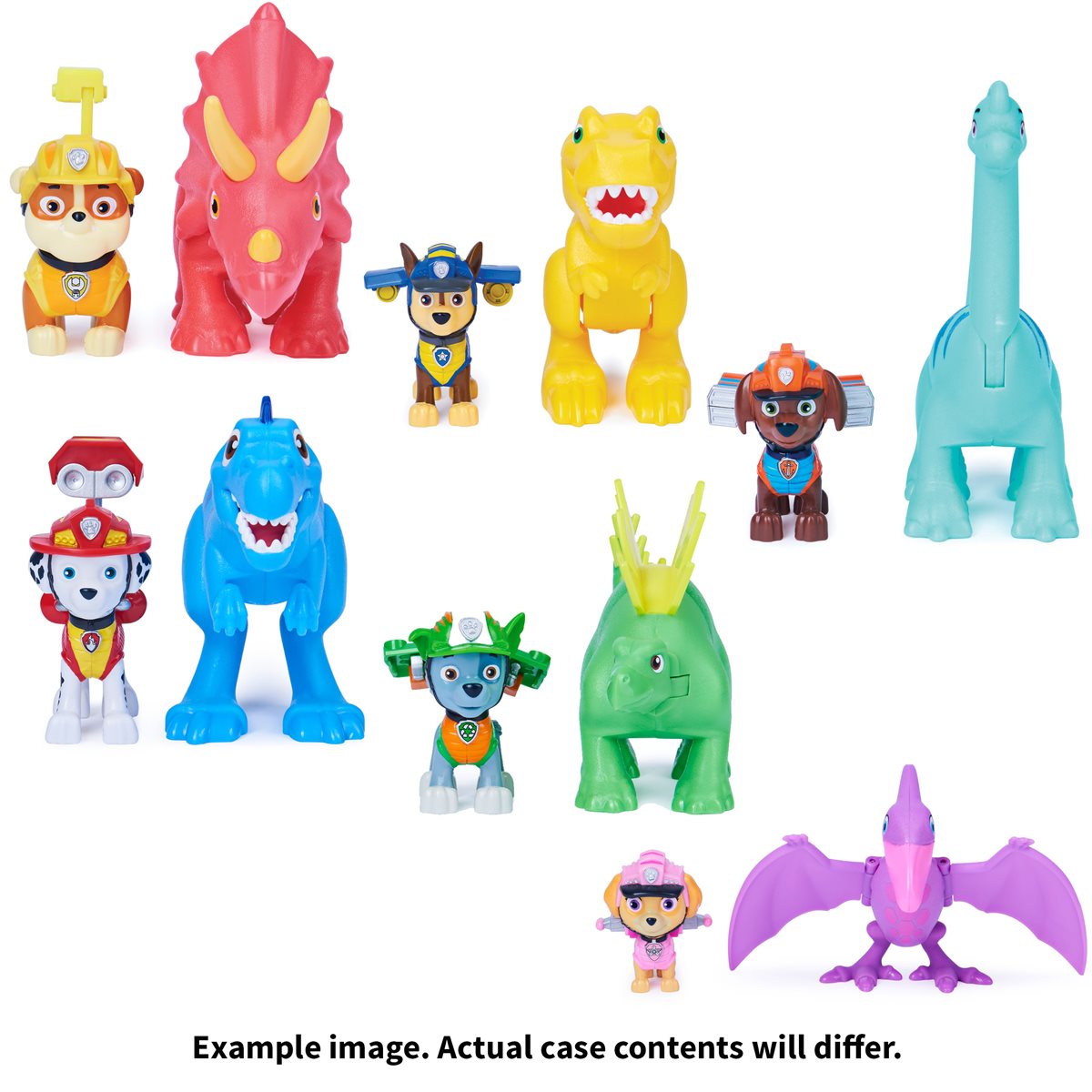 Foran halvt Tochi træ PAW Patrol Dino Rescue Pup and Dinosaur Action Figure Case