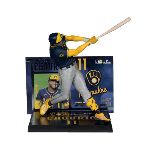 MLB SportsPicks Milwaukee Brewers Jackson Chourio 7-Inch Posed Figure