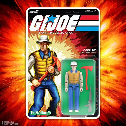 G.I. Joe Deep Six (Comic) 3 3/4-Inch ReAction+ Figure