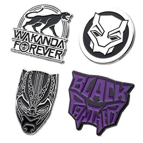 Black Panther 4-Pack Enamel Pin Set