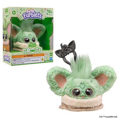 Star Wars The Mandalorian and Grogu Furby Furblets Grogu Collectible Electronic Plush Toy