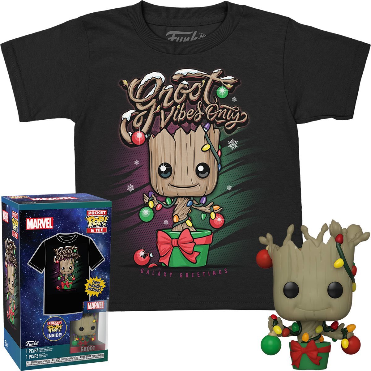 Funko Groot Pop! Vinyl Figure, The Guardians of the Galaxy Holiday