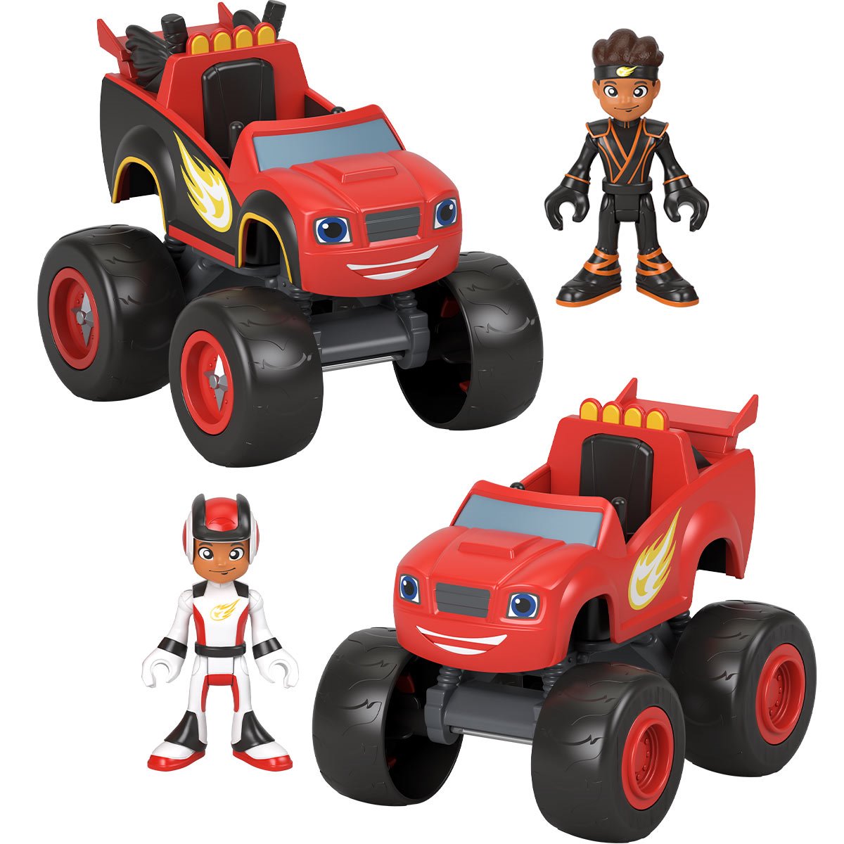 Blaze and the Monster Machines Feature Vehicle Set Case of 2