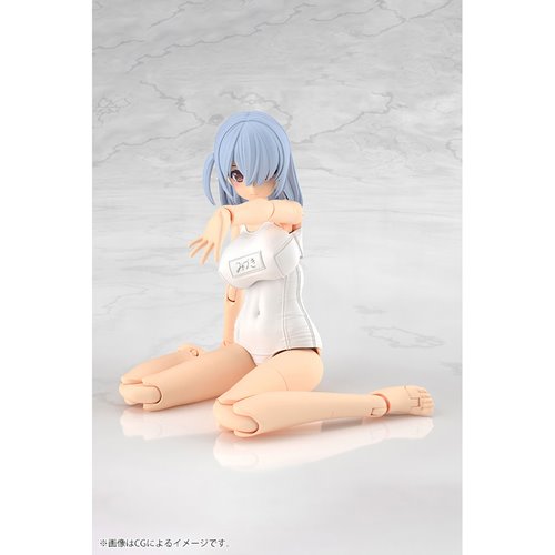 Frame Arms Girl Mizuki (School Swimsuits White Version) Model Kit