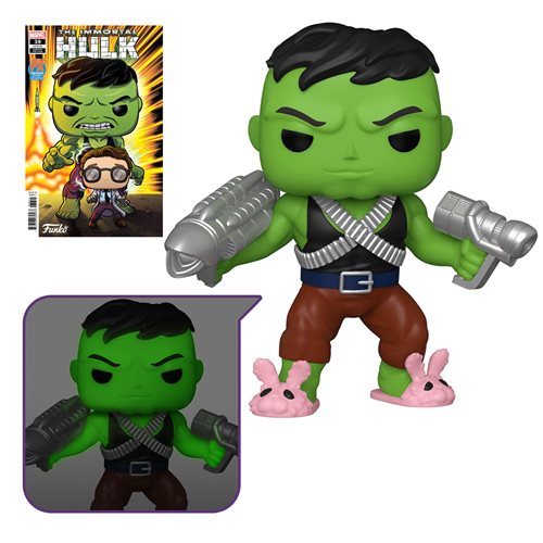 Marvel Heroes Professor Hulk 6-Inch Funko Pop! Vinyl Figure and The Immortal Hulk #39 Variant Comic - Previews Exclusive