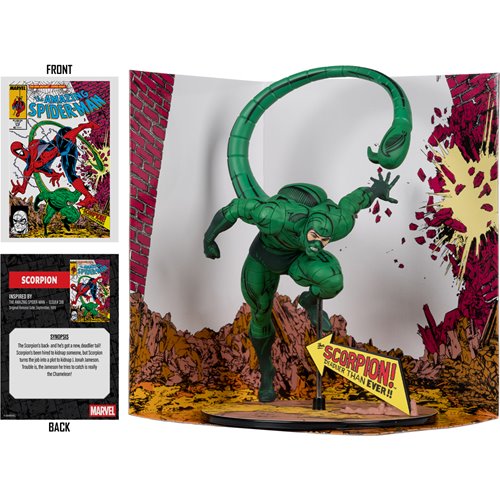 Marvel Wave 7 1:10 Scale Posed Figure with Scene Case of 6