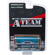 The A-Team 1983 Hollywood Series 23 1967 Chevrolet Impala Sedan Solid Pack 1:64 Scale Die Cast Metal Vehicle