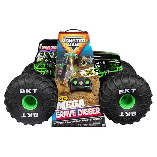 Monster Jam Mega Grave Digger 1:6 Scale Remote Control Monster Truck