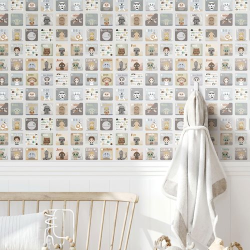 Star Wars Nursery Peel and Stick Wallpaper