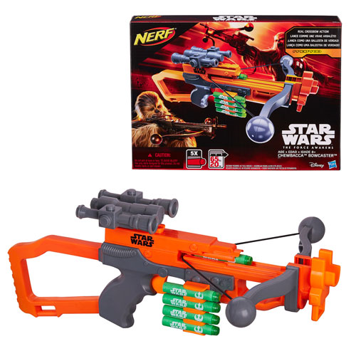 Økonomisk Spytte brændstof Star Wars: The Force Awakens Nerf Chewbacca Bowcaster Blaster