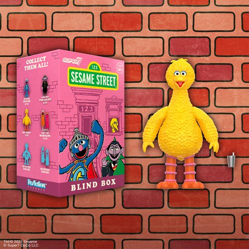 Sesame Street Blind Box Wave 2 3 3/4-Inch ReAction Figure Case of 12