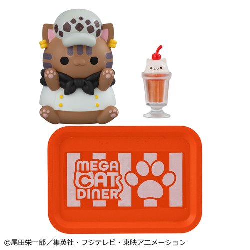 One Piece NyanPieceNyan! DINER! Mega Cat Project Mini-Figure Case of 6