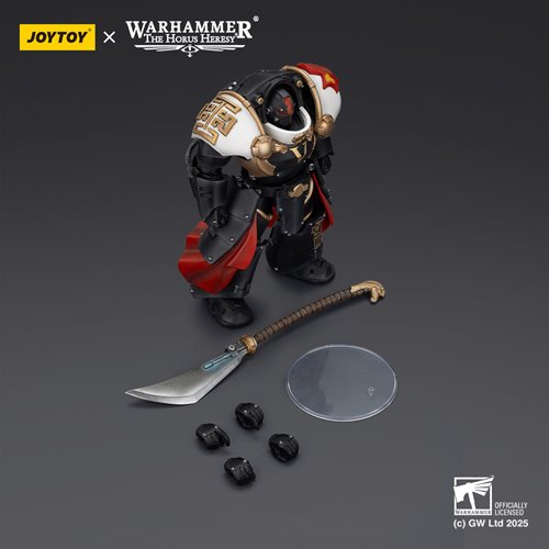 Joy Toy Warhammer The Horus Heresy White Scars Ebon Keshig Terminator 1 with Power Glaive 1:18 Scale