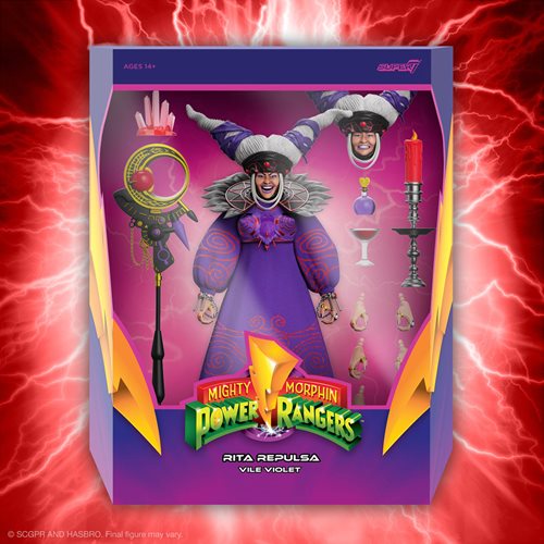 Power Rangers Ultimates Vile Violet Rita Repulsa 7-Inch Action Figure
