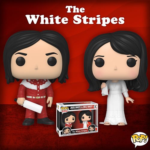 The White Stripes Jack White and Meg White Funko Pop! Vinyl Figure 2-Pack