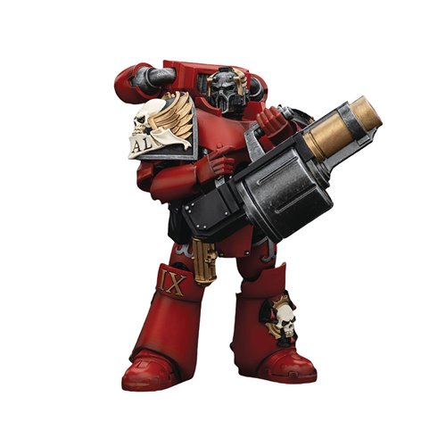 Joy Toy Warhammer Horus Heresy Blood Angels Tears Squad Arch-Erelim with Grenade Launcher 1:18 Scale