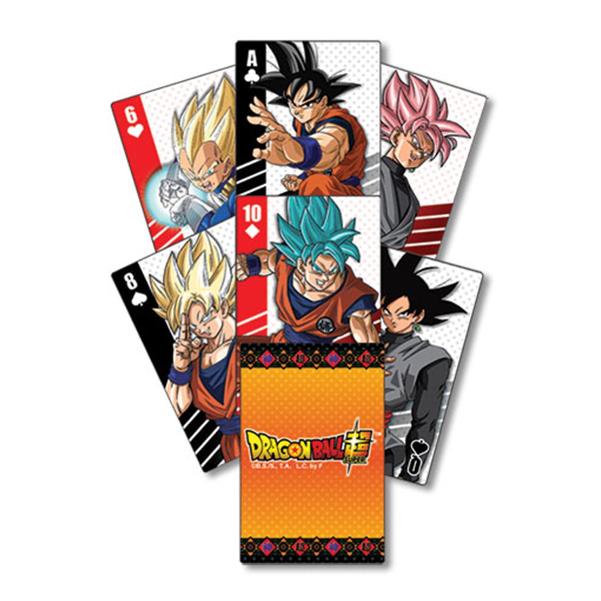 Dragon Ball Super Characters Group Playing Cards