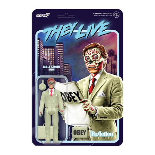 They Live ReAction Male Ghoul (Glow)3 3/4-Inch ReAction Figure