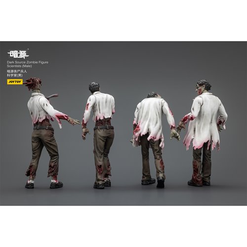 Joy Toy Dark Source Zombie Male Scientists 1:25 Scale Action