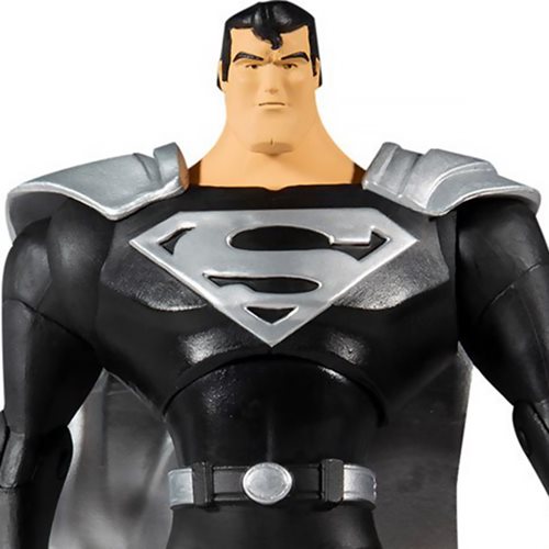 DC Multiverse Superman Black Suit Superman: The Animated Series  7-Inch Scale Action Figure, Not Mint